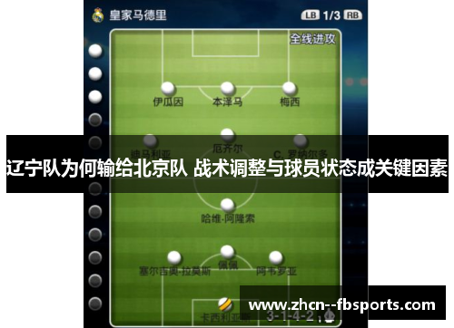 辽宁队为何输给北京队 战术调整与球员状态成关键因素